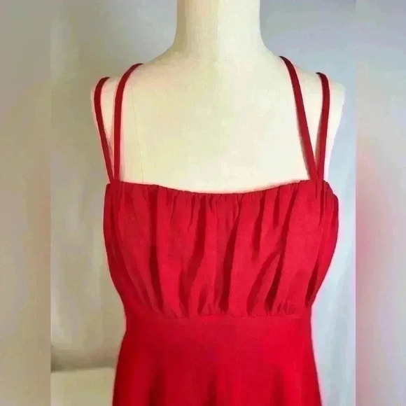 NWT - Jenni Strappy Cross Over Mini Dress -Red - Size Large - Picture 7 of 8